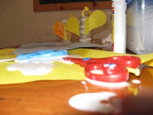 scissors and glue The Butterfly, Scissors, and Glue Craft